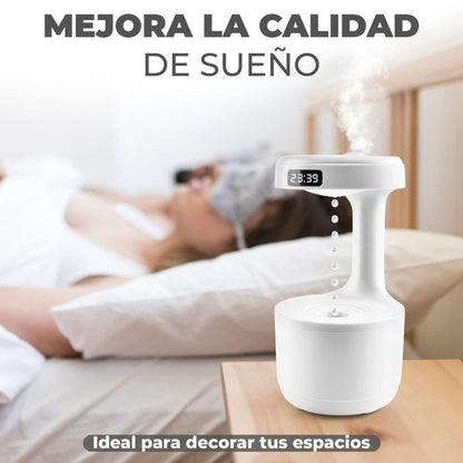 Humidificador antigravedad de goteo