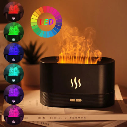 Difusor de aromas con diseño de chimenea